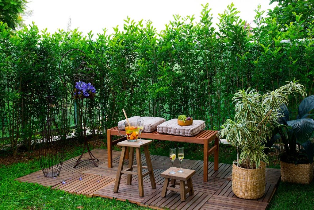 Decoração do Jardim