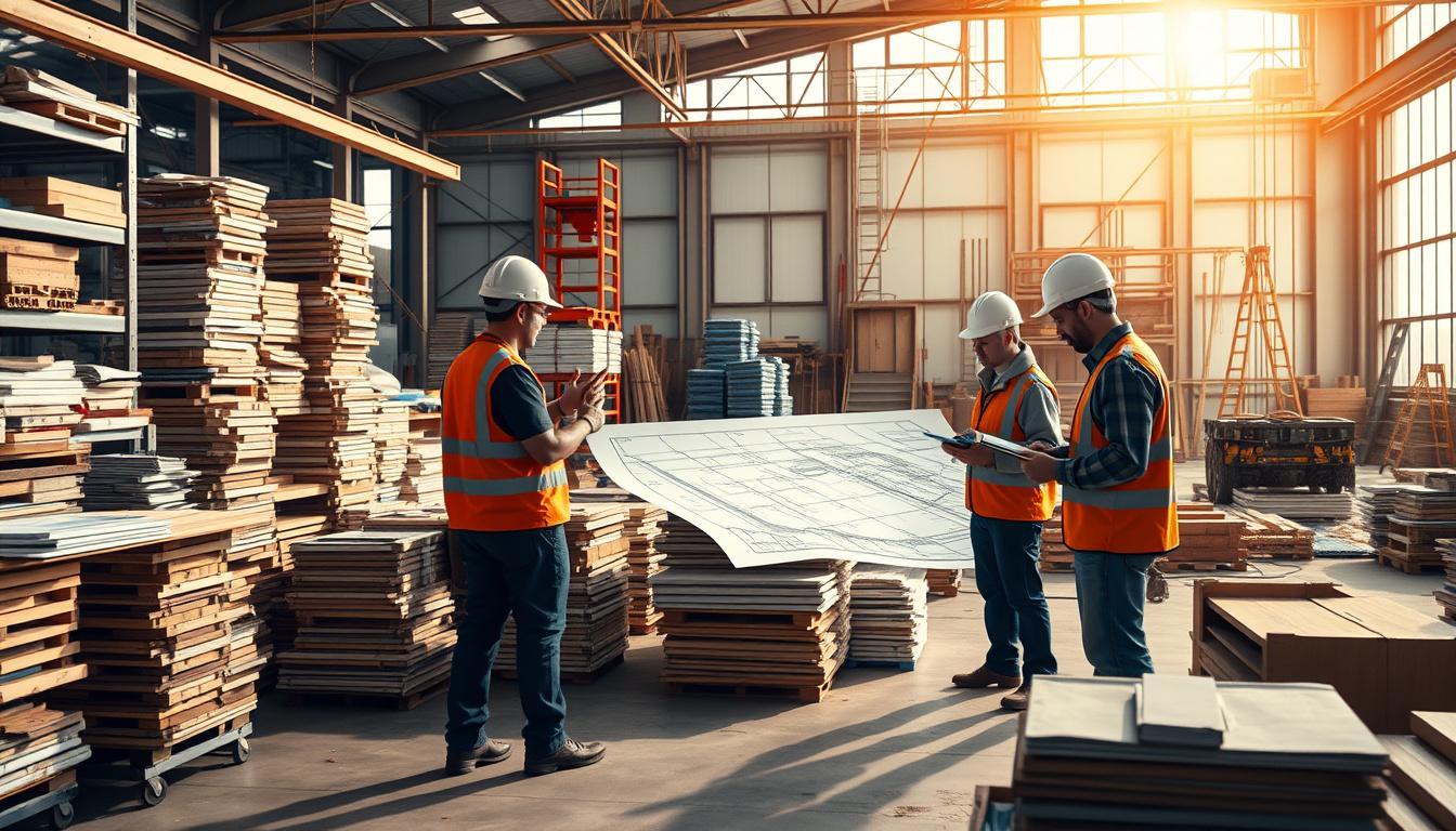 Como organizar o levantamento de materiais em obras de forma eficiente