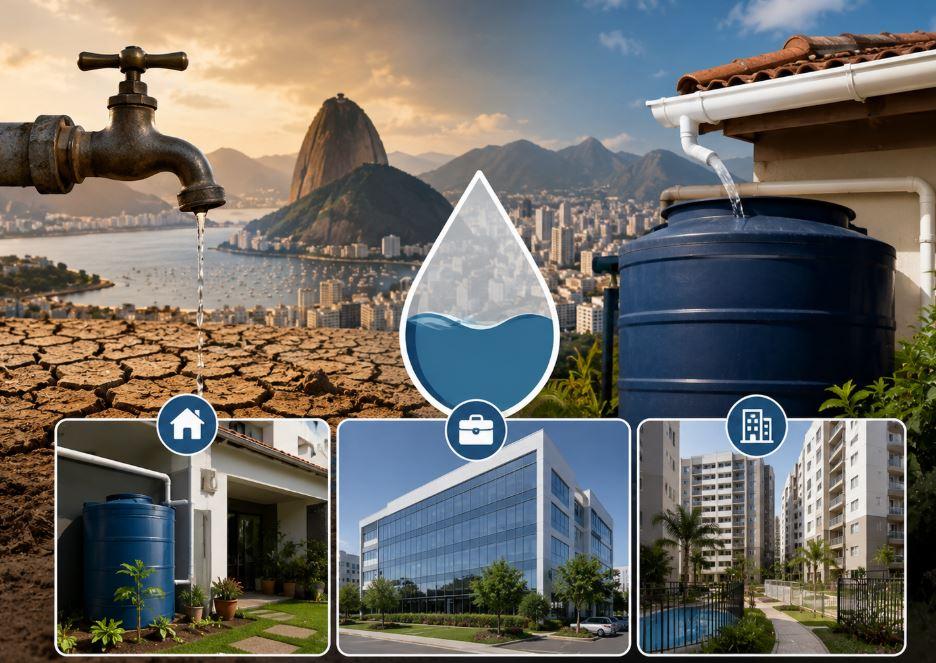 Falta d’água no Rio de Janeiro: alternativas para residências, empresas e condomínios