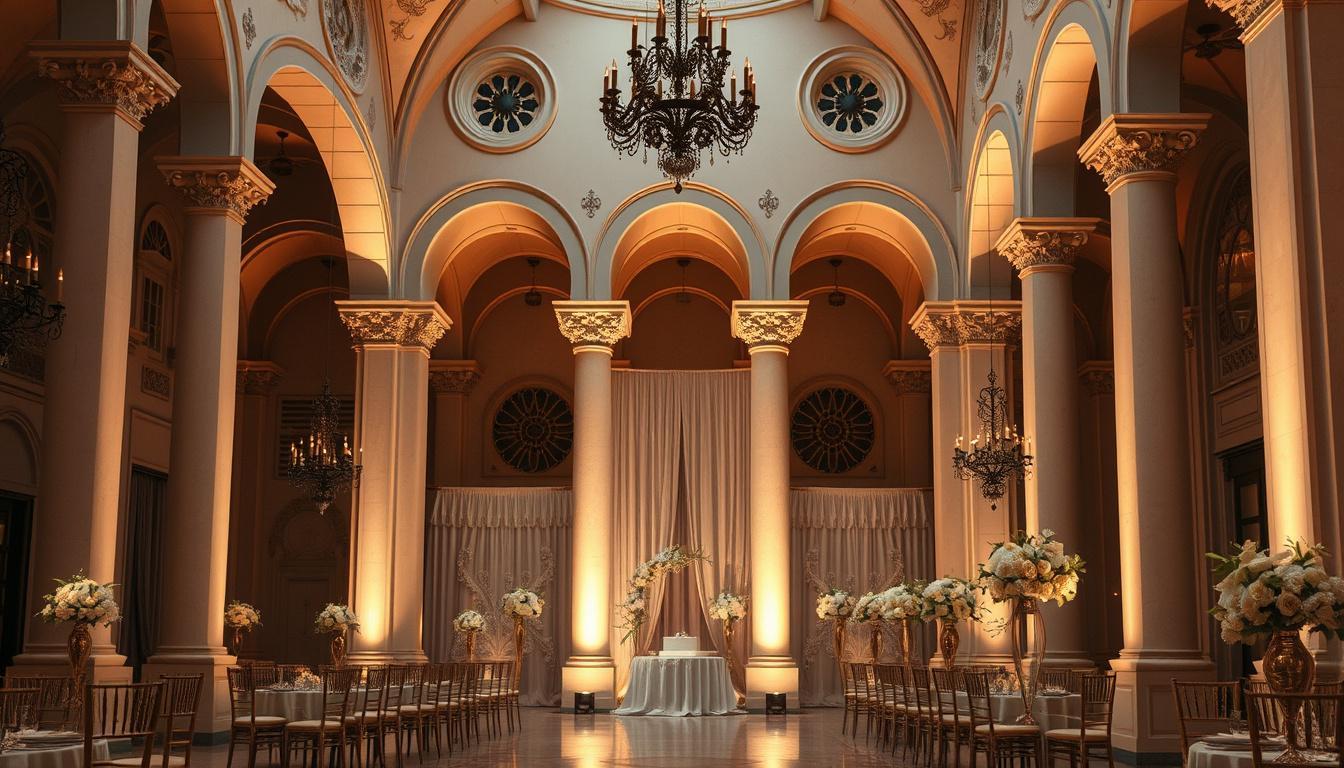 Inspirações de arquitetura para celebrações exclusivas e elegantes