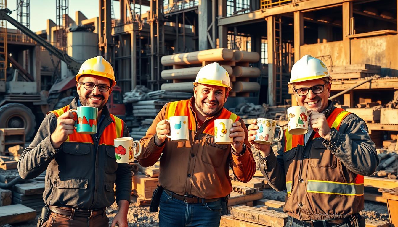 Por que usar canecas exclusivas no ambiente de construção?