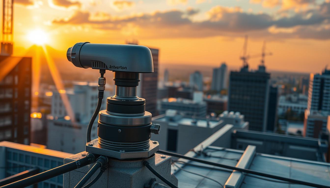 Quais são os cuidados na fixação de antenas em construções urbanas?